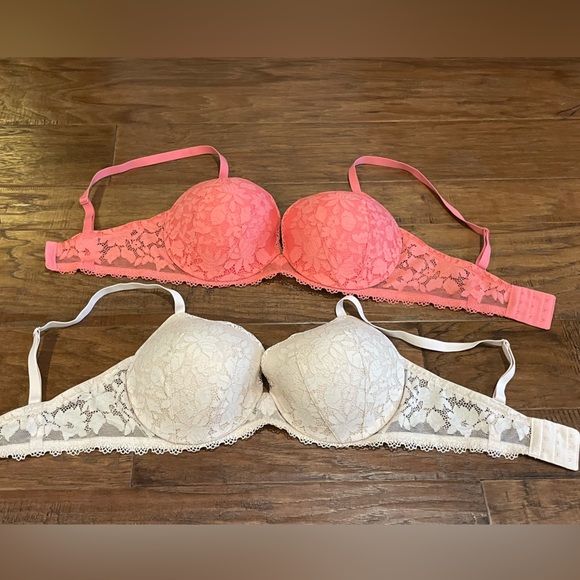 Maidenform Lace Push Up Underwire Bra 2-pack 36D New without Tags - Picture 1 of 8